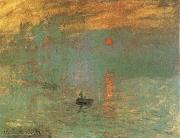 Claude Monet sunrise oil painting reproduction